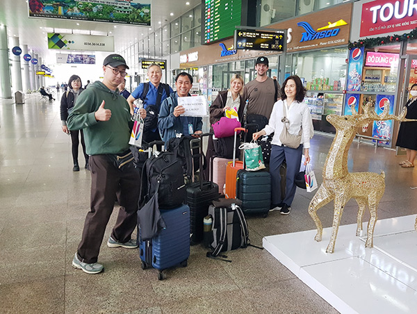 Và niềm vui của những gia đình du khách.