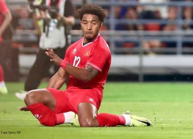 Cận cảnh chấn thương của Xuân Son.