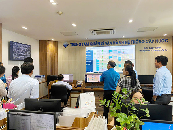 Trung tâm Quản lý vận hành hệ thống cấp nước của Dawaco.
