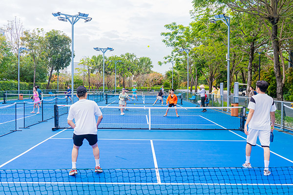 Furama Pickleball Club với cụm 14 sân đấu đạt tiêu chuẩn quốc tế vừa được khai trương ngày 12/3.