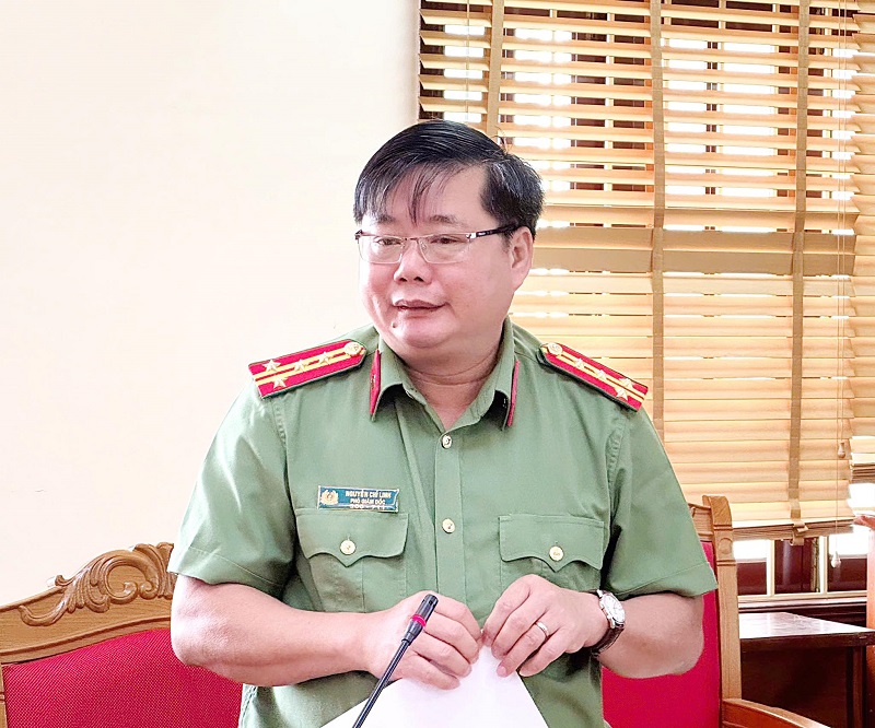 Đại tá Nguyễn Chí Linh – Phó Giám đốc Công an tỉnh Bình Định.