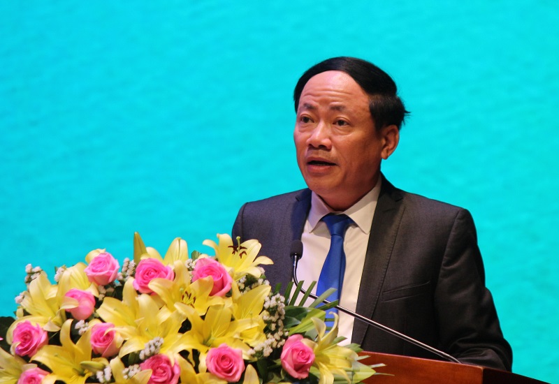 Chủ tịch UBND tỉnh Bình Định Phạm Anh Tuấn chia sẻ tại diễn đàn.