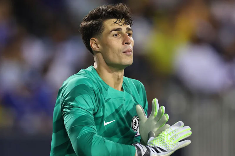 Kepa Arrizabalaga sắp bị bán. Ảnh: Getty.