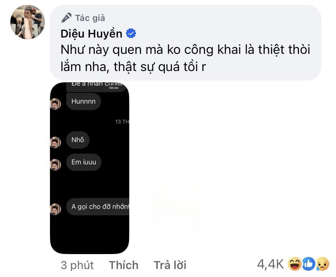 Pháo tung tin nhắn đáp trả lời ViruSS "chưa phải là yêu"