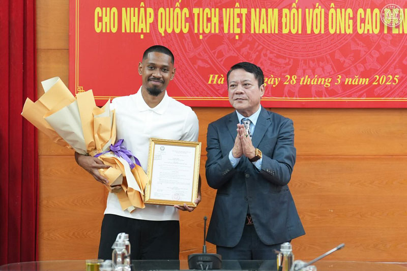 Cao Pendant Quang Vinh cùng chia sẻ vị trí thứ 2 với Nguyễn Filip. Ảnh: CLB CAHN.