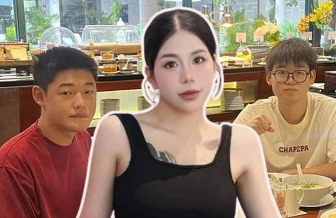 Hằng Du Mục và 2 con riêng của chồng.