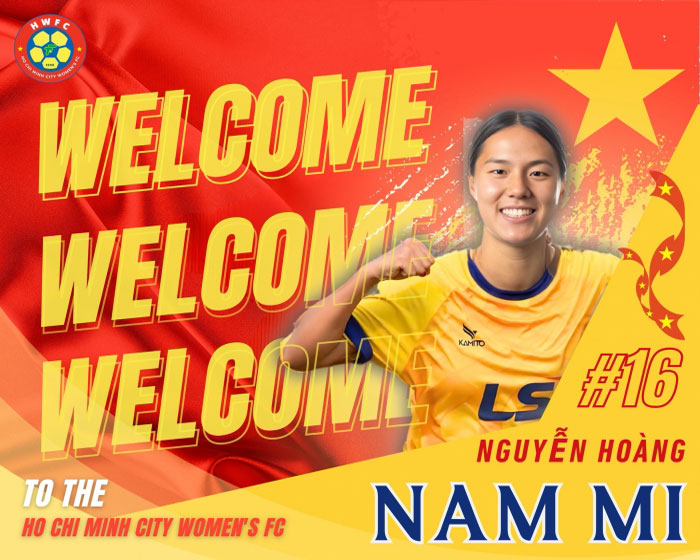 Nam Mi chính thức gia nhập CLB nữ TP.HCM.