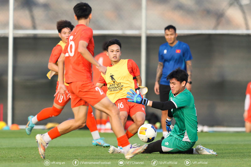 U17 Việt Nam. Ảnh: VFF.