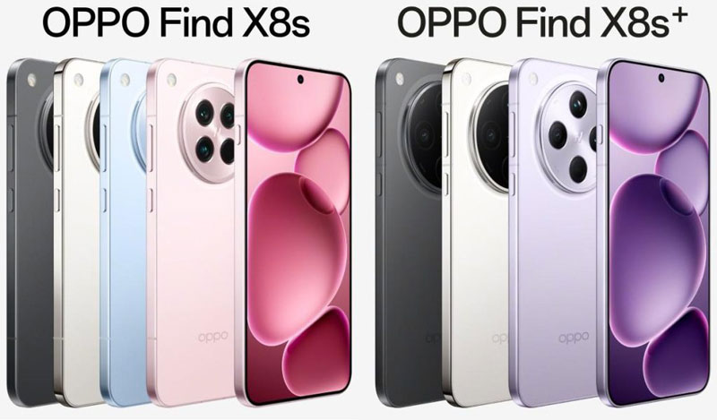 Oppo Find X8s và Find X8s Plus.