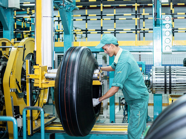 Cao su thành phẩm hiện là một trong các mặt hàng xuất khẩu chủ lực của Đà Nẵng.