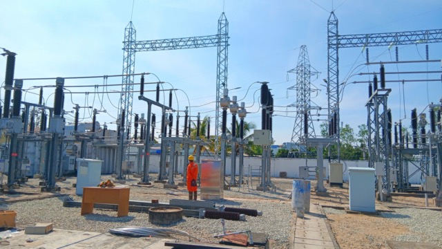 Công trình “Đường dây 110kV Trần Đề - trạm 220kV Sóc Trăng”.