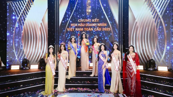 Top 8 chung cuộc Hoa hậu Doanh nhân Việt Nam Toàn cầu 2025 – Miss VietNam Global Business 2025