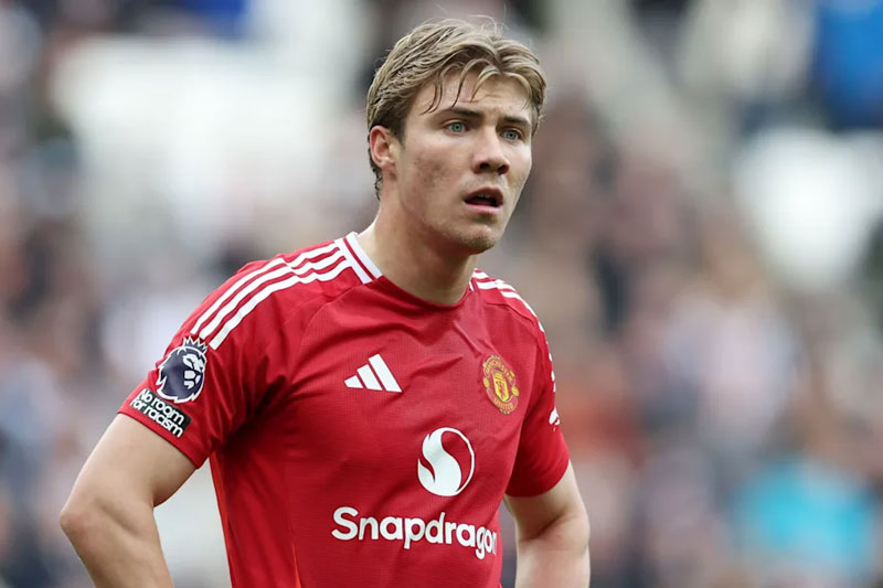 Rasmus Hojlund. Ảnh: Getty.