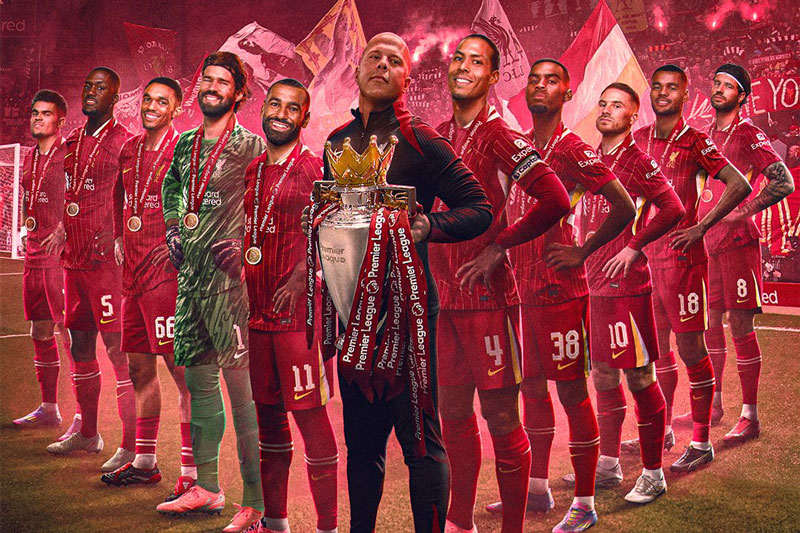 Liverpool sớm vô địch Premier League trước 4 vòng đấu.