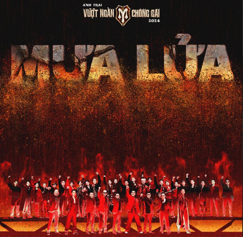 Poster phim tài liệu Anh trai vượt ngàn chông gai - "Mưa lửa"