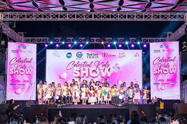 Hơn 30 tài năng nhỏ tuổi tham gia chương trình Celestial Kids Show 2025.