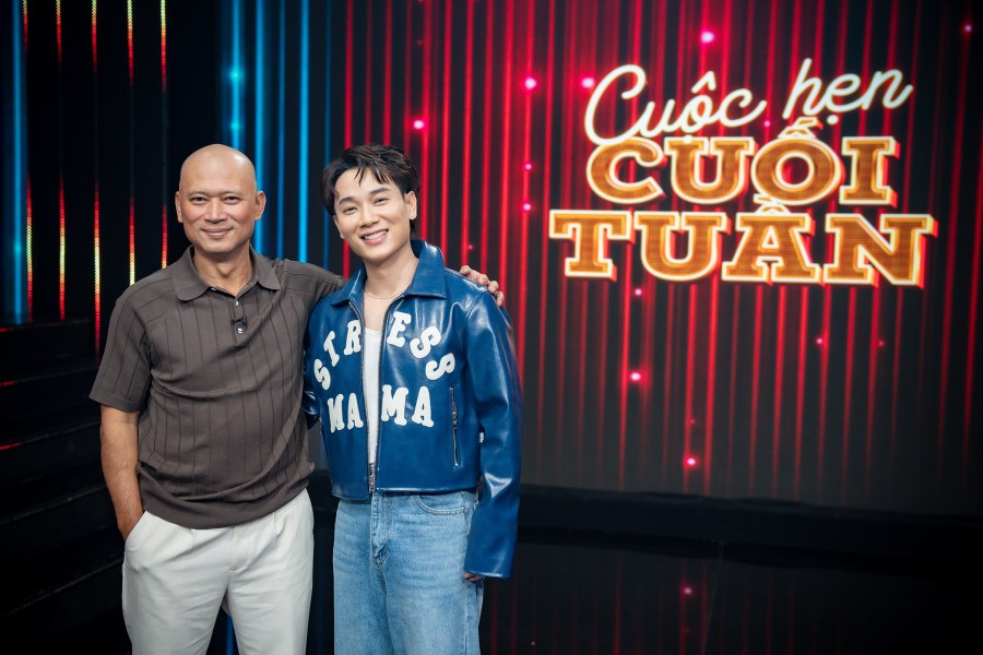 Biên tập viên Long Vũ và ca sĩ Trúc Nhân