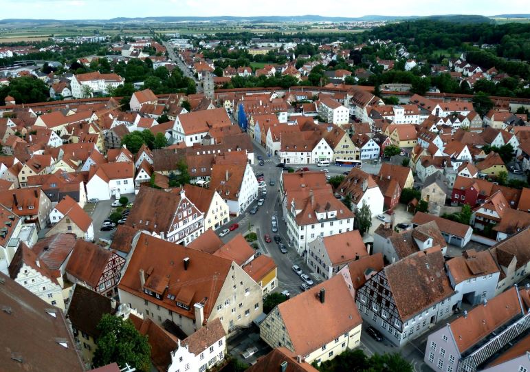 Thị trấn Nördlingen.