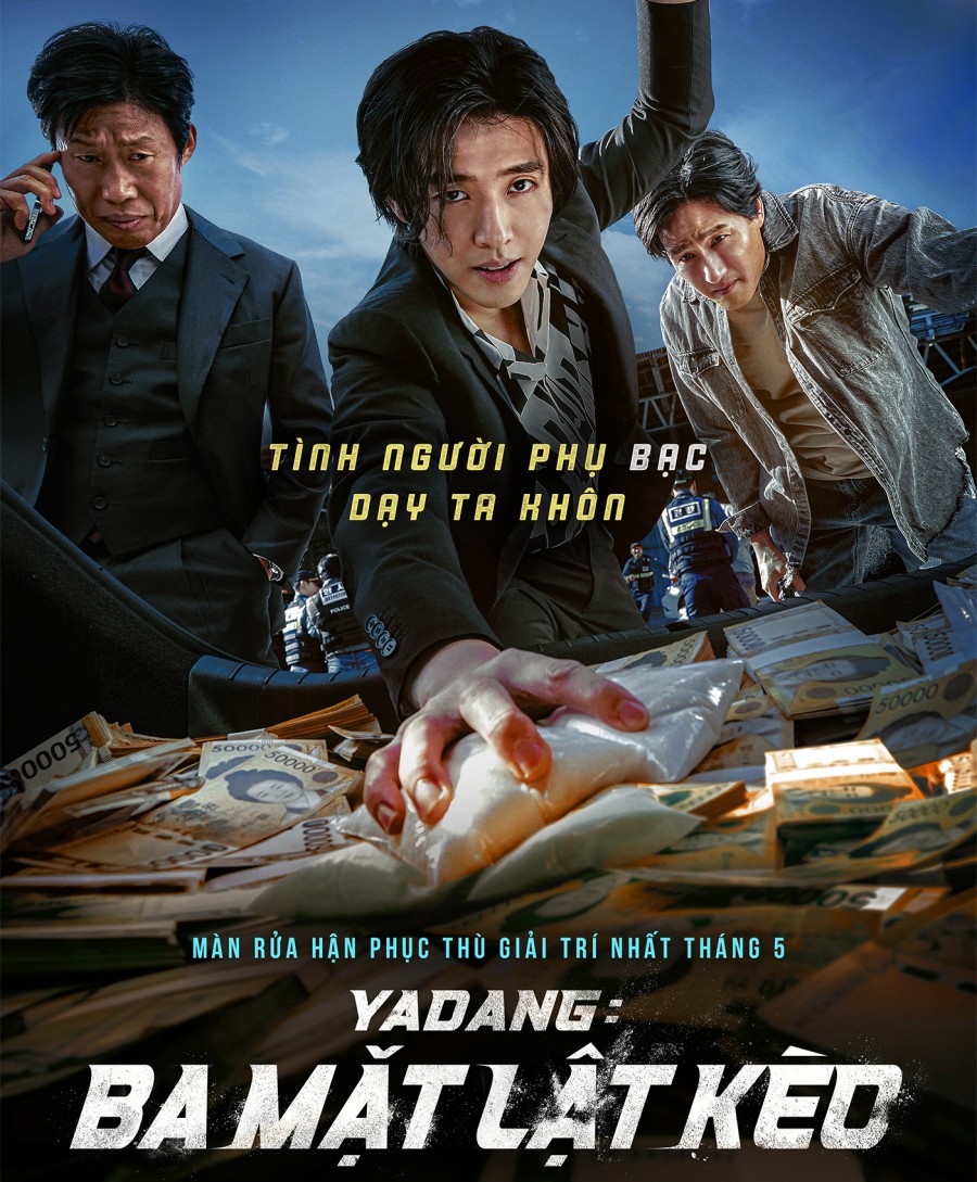 Poster chính thức của Yadang: Ba mặt lật kèo