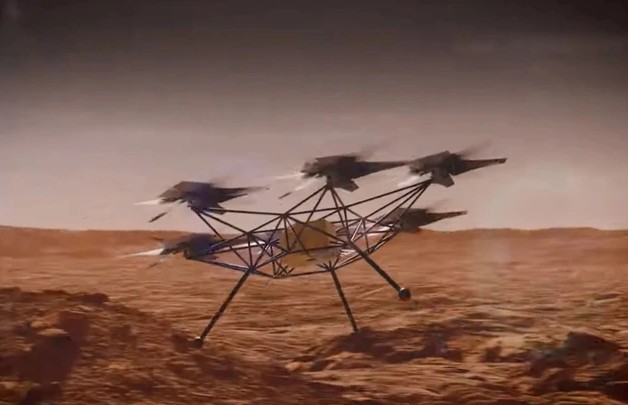 Sứ mệnh Nighthawk được thiết kế cho robot Mars Chopper mà NASA đang sản xuất, với mục tiêu săn tìm bằng chứng về sự sống ngoài hành tinh trên Sao Hỏa và một số mục tiêu khác - Ảnh: NASA