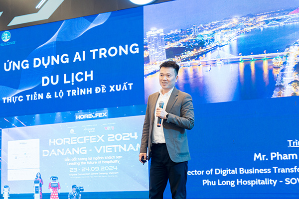 Ông Phạm Ngọc Lợi trình bày tại hội thảo.