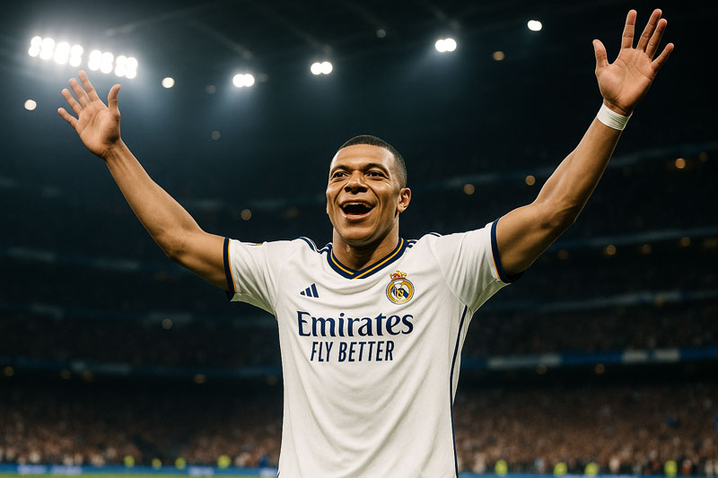 Kylian Mbappe.