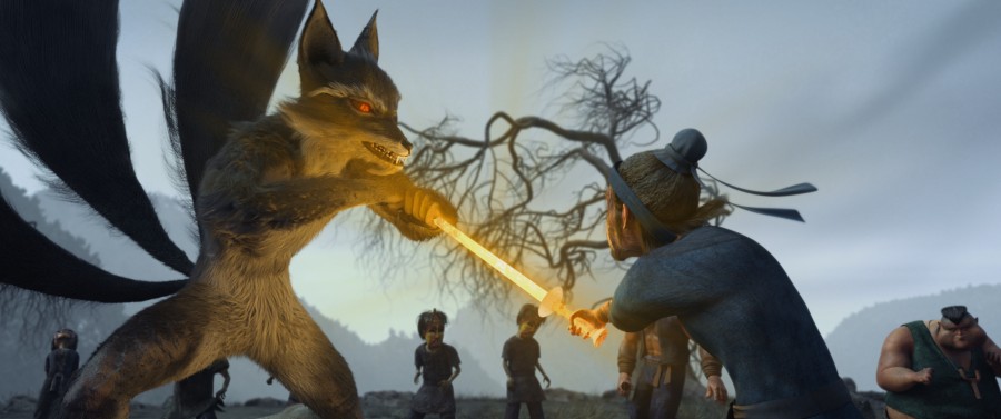 Hình ảnh Cửu Vĩ Hồ xuất hiện trong phim