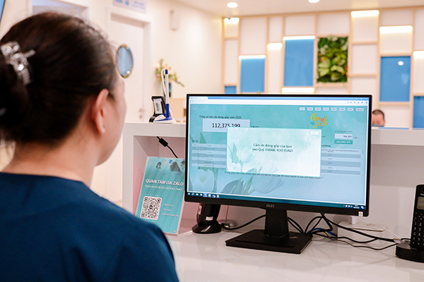 Nhân viên BV đa khoa Gia Đình đóng góp ngày công cho quỹ "Thank-You Fund"