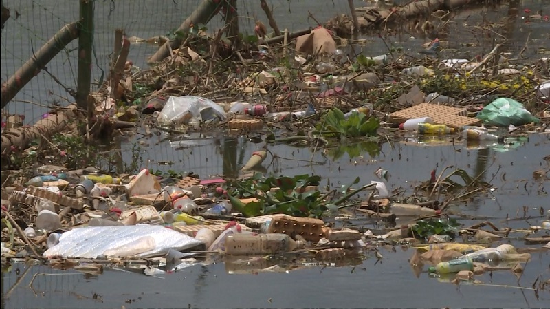 Rác thải nông nghiệp đổ về hồn Than Thở.