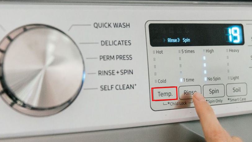 Tiết lộ nút đặc biệt trên máy giặt: Giúp tiết kiệm điện và tăng độ bền quần áo