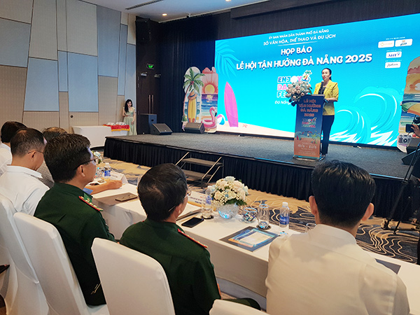 Họp báo sáng ngày 277/5 giới thiệu lễ hội "Tận hưởng Đà Nẵng 2025".