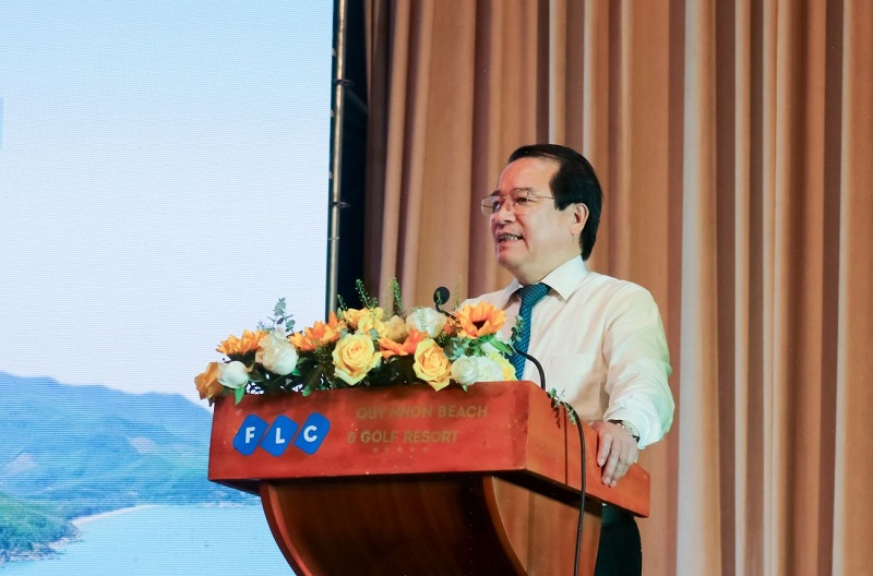 Ông Hà Văn Siêu - Phó Cục trưởng Cục Du lịch Quốc gia Việt Nam, phát biểu tại hội nghị.