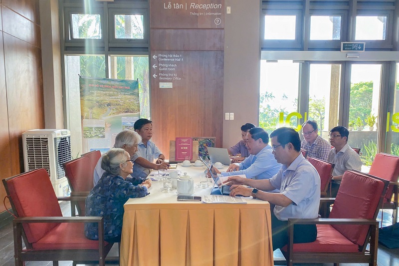 Cuộc làm việc lúc 6h30 sáng của Chủ tịch tỉnh Bình Định với Trung tâm ICISE.