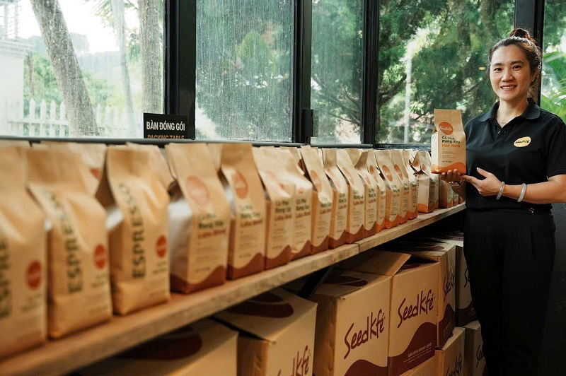 Seed Coffee lại là hình mẫu điển hình của mô hình “từ nông trại đến ly cà phê” – nơi mỗi hạt cà phê là kết tinh 