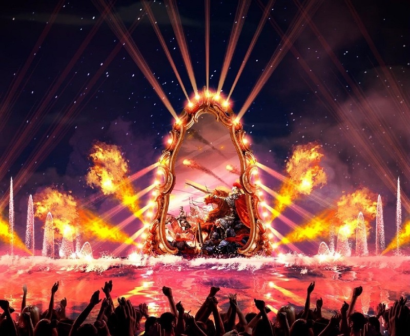 show diễn tái hiện hành trình khai thiên lập địa và hình thành nước Việt bằng nghệ thuật thị giác hiện đại