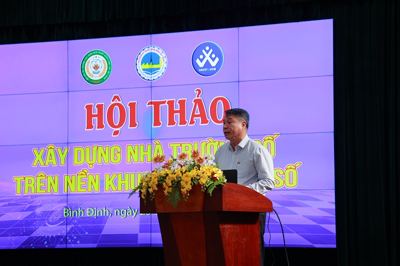 Ông Tô Xuân Giao - Phó Chủ tịch VANC, phát biểu tại hội thảo.