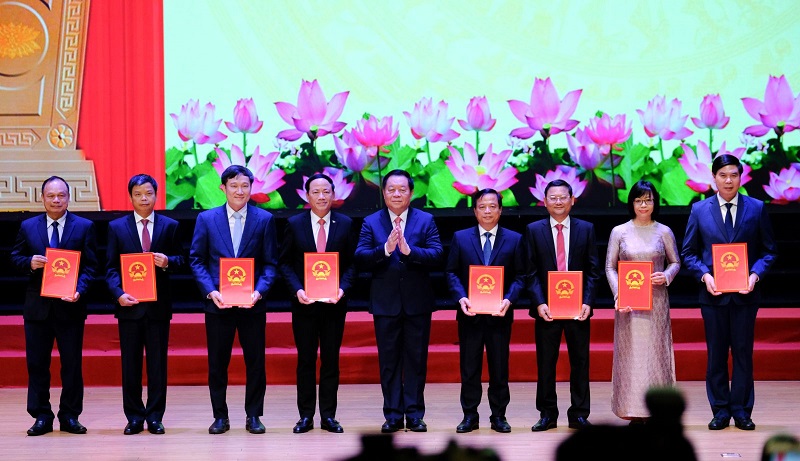  Nguyễn Trọng Nghĩa - Ủy viên Bộ Chính trị, Bí thư Trung ương Đảng, Trưởng Ban Tuyên giáo và Dân vận Trung ương, phát biểu chỉ đạo tại buổi Lễ