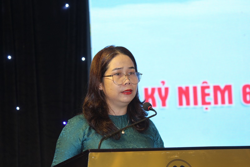 Bà Đỗ Thị Diệu Hạnh – Giám đốc Sở VHTT&DL tỉnh Gia Lai, phát biểu khai mạc.