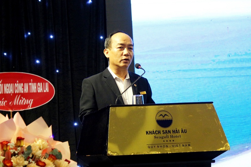 Ông Lê Thanh Sang – Giám đốc hệ thống khách sạn Hải Âu Quy Nhơn, trình bày ý kiến.