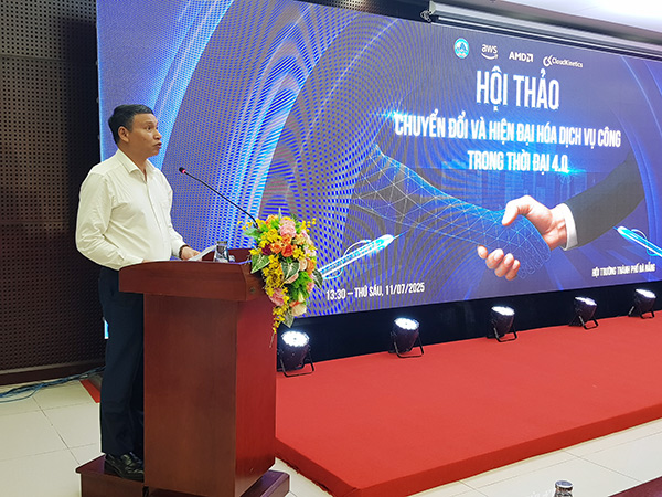 Phó Chủ tịch Thường trực UBND TP Đà Nẵng Hồ Kỳ Minh phát biểu tại hội thảo.