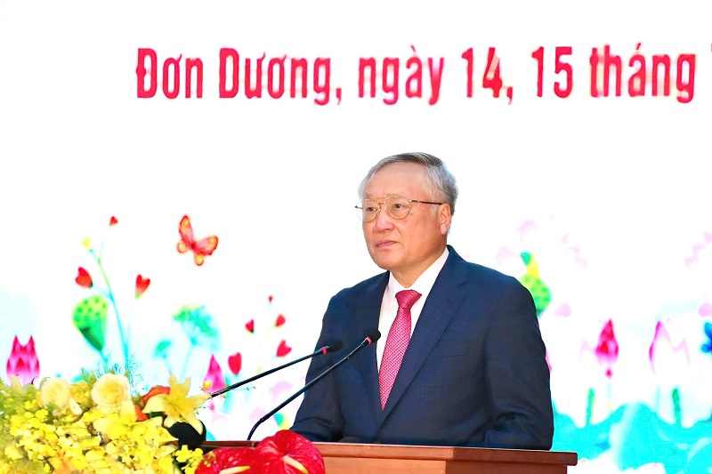 Tham dự và phát biểu chỉ đạo Đại hội đại biểu Đảng bộ xã Đơn Dương lần thứ I, nhiệm kỳ 2025–2030