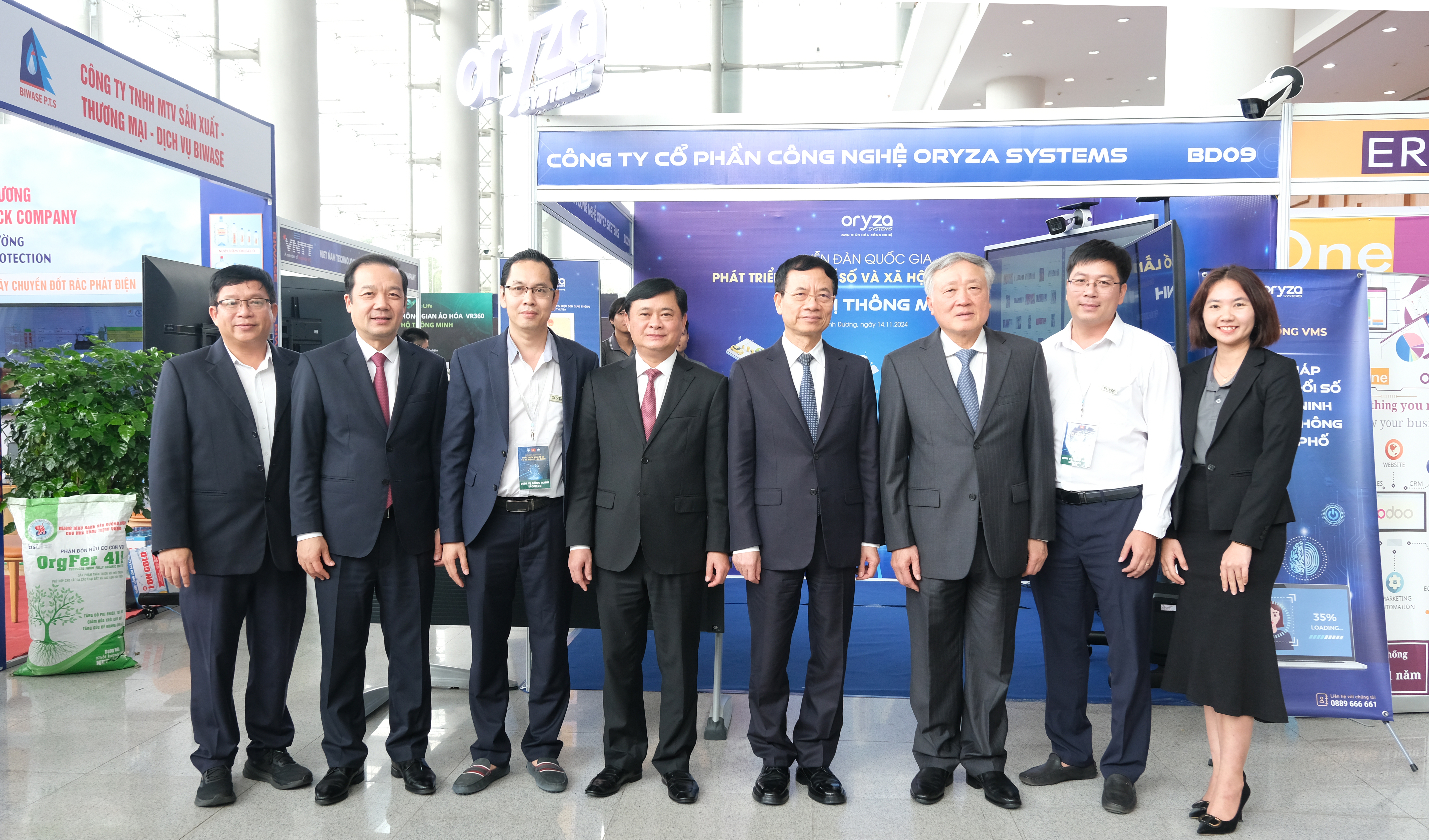 công ty cổ phần Công nghệ Oryza Systems tại Hội nghị chuyển đổi số Quốc gia 