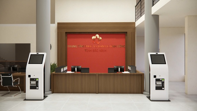 Trung tâm phục vụ hành chính công tỉnh Bắc Ninh.
