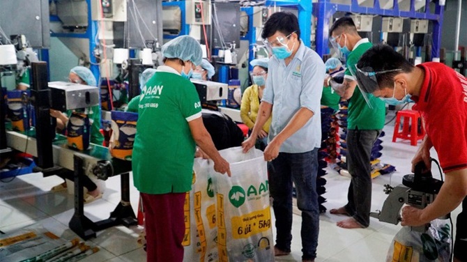 Năm 2024, Tập đoàn Tân Long xuất khẩu sang Nhật Bản khoảng 5.000 tấn gạo mang thương hiệu A An