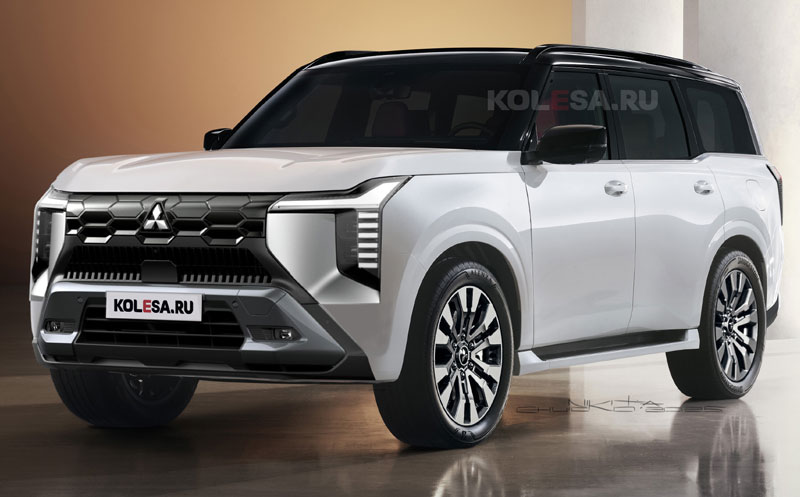 Thiết kế được cho là của Mitsubishi Pajero 2026.