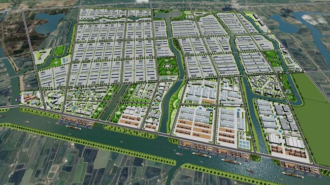 Sơ đồ quy hoạch Khu công nghiệp Ngũ Lạc và Khu dịch vụ công nghiệp Ngũ Lạc 