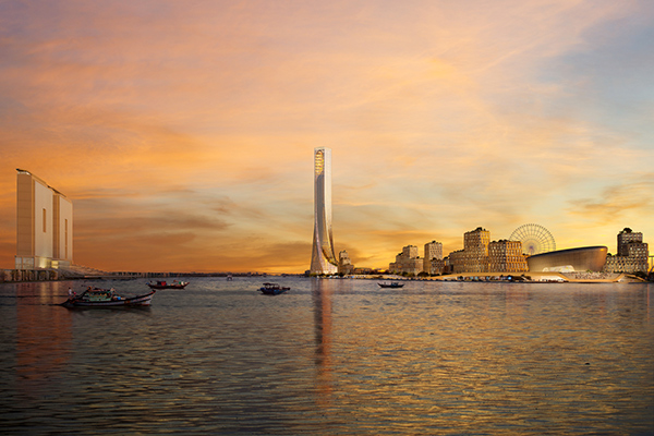 Điểm nhấn nổi bật của Da Nang Downtown là toà tháp 69 tầng cao thứ hai Việt Nam.