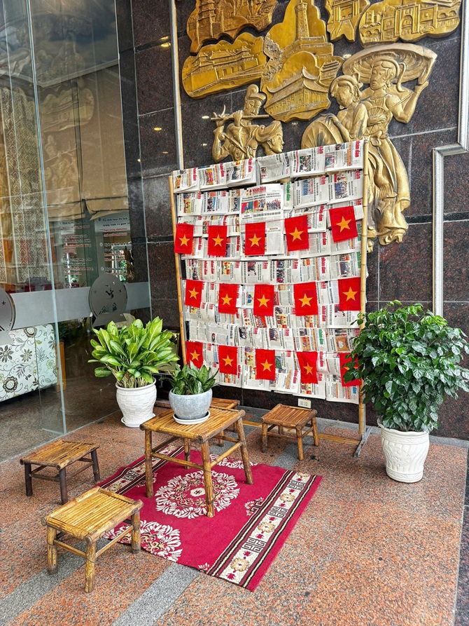 Một góc không gian khách hàng tham gia checkin.