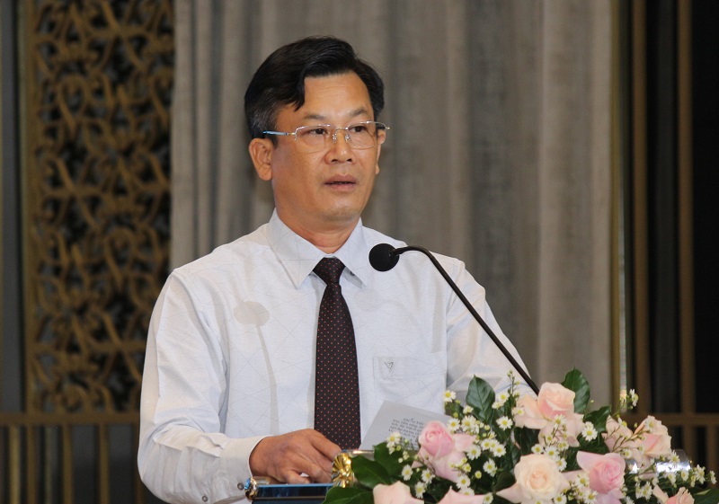 Ông Cao Thanh Thương – Giám đốc Sở NN&MT tỉnh Gia Lai, giới thiệu về lễ hội.