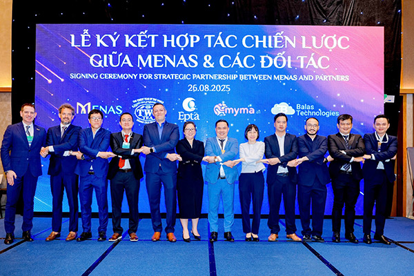 Menas Group ký kết hợp tác với 5 đối tác chiến lược.